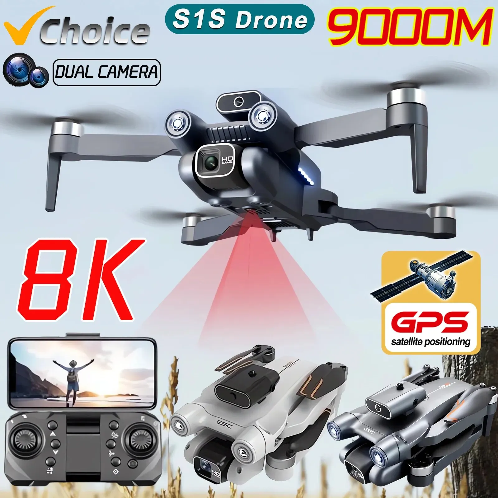Drone Photogrammetry - Новинка, камера для дрона S1S, GPS,