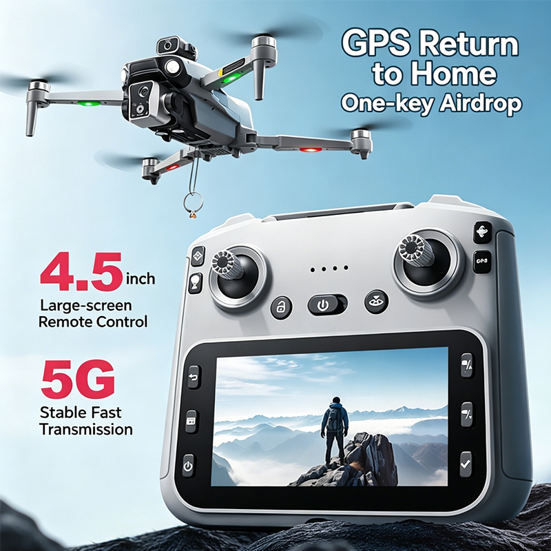 Drone Multispectral - Дрон K19 MAX GPS с профессиональной