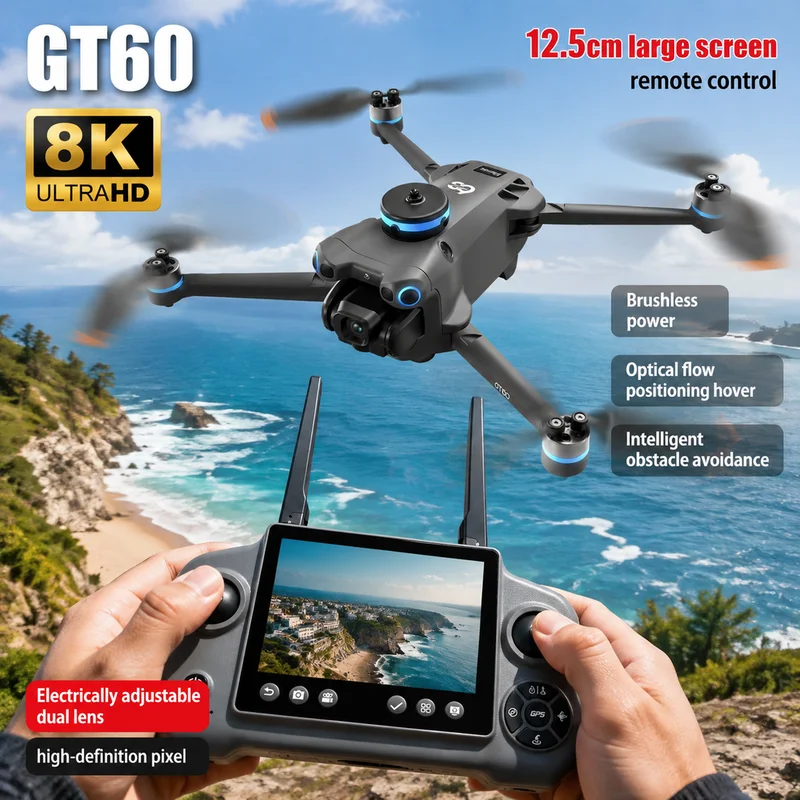 НОВЫЙ мини-дрон GT60 с двумя к – обзор и цена Drone Video Production